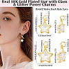 10Pcs 2 Styles Brass Charms KK-BBC0019-20A-2
