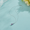1Pc 925 Sterling Silver Conch Shaped Bead Cage Pendants STER-BC0003-95-4