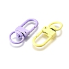 Spray Painted Alloy Swivel Clasps PALLOY-A022-04-2