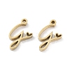 304 Stainless Steel Charms X-STAS-M327-02G-G-1