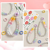 586Pcs Round Imitation Gemstone Acrylic Beads OACR-SP0001-36-5
