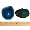 Natural Agate Nuggets Slice Links Connector Charms G-E022-M09-3