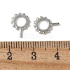 Brass Micro Pave Cubic Zirconia Peg Bails KK-D324-24P-3