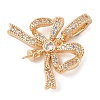 Brass Micro Pave Cubic Zirconia Peg Bails LS-KK-N256-16G-2