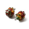 Brass Enamel Charms KK-K351-60B-P-2