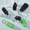 4Pcs 2 Colors Plastic Pill-shape Floating Pendant Keychain KEYC-NB0001-72-4