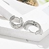 304 Stainless Steel Hoop Earrings for Women EJEW-C096-56P-5