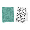 Plastic Embossing Folders DIY-WH0186-49-3