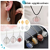 36Pcs 6 Styles 201 Stainless Steel Wire Pendants FIND-PH0027-07-5