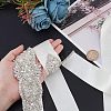 Crystal Rhinestone Wedding Dress Belt DIY-FG0002-48-3