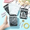 50Pcs Glitter Heart Holographic Plastic Yin-yang Zip Top Gift Bags OPP-YW0001-09A-5