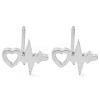 Non-Tarnish 304 Stainless Steel Stud Earrings EJEW-M242-02L-P-1