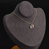 925 Sterling Silver Colorful Cubic Zirconia Constellation Pendant Cable Chain Necklaces for Women STER-R009-01G-02-3