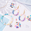 2500Pcs 10 Colors Handmade Polymer Clay Beads Strands CLAY-AR0001-24B-2