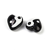 Yin-yang Theme Baking Paint Glass Beads LAMP-B028-01A-3