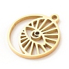 201 Stainless Steel Pendants X-STAS-G258-09G-3