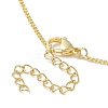 3Pcs 3 Styles 304 Stainless Steel Macrame Pouch Necklace Makings NJEW-JN04902-01-6