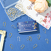 40Pcs 4 Colors Long-Lasting Plated Brass Ear Wire KK-SC0006-51-7
