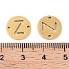 PVD Vacuum Plating 201 Stainless Steel Hollow Flat Round Links FIND-R149-03Z-G-3