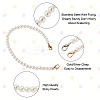 8Pcs 8 Style White Acrylic Round Beads Bag Handles FIND-TA0001-70-2
