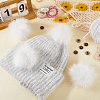 Faux Fox Fur Soft Pompom Ball DIY-WH20002-620A-03-3