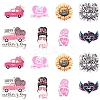 16Pcs 8 Styles Momther's Day Wooden Pendants WOOD-FS0001-38-1