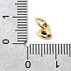 Brass Cubic Zirconia Charms KK-G554-02F-02-3