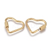304 Stainless Steel Screw Carabiner Lock Charms ZIRC-F255-060G-2