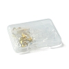 12Pcs 2 Color Brass Clip-on Earring Converters Findings KK-FS0001-31-6