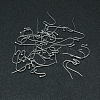 Tarnish Resistant 304 Stainless Steel Earring Hooks STAS-G140-73P-2