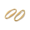 304 Stainless Steel Oval Linking Rings STAS-L300-010B-G-2