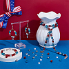 250Pcs 3 Colors UV Plating ABS Plastic Beads CCB-PH0001-27-4