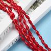 Opaque Glass Beads Strands GLAA-P001-03A-08-4