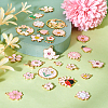 50Pcs 25 Style Alloy Enamel Pendants ENAM-TA0001-77-7