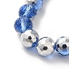 Electroplate Glass Beads EGLA-F163-03B-3