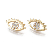 Brass Micro Pave Cubic Zirconia Charms KK-T038-387G-1