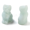Natural Flower Amazonite Carved Figurines DJEW-L023-B11-1