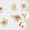 6Sets 6 Styles Zinc Alloy Bag Twist Lock Accessories AJEW-GF0007-02-6