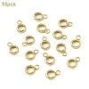 15Pcs 201 Stainless Steel Tube Bails STAS-YW0003-30A-1