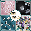 Alloy Loose Diamond Boxes CON-WH0104-11B-G-6