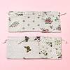 24Pcs 6 Colors Polycotton(Polyester Cotton) Packing Pouches Drawstring Bags ABAG-FS0001-12-9