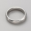 201 Stainless Steel Simple Plain Band Ring for Women RJEW-WH0015-06A-2