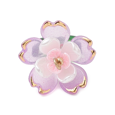 Transparent Acrylic Pendants PALLOY-MZ00823-1