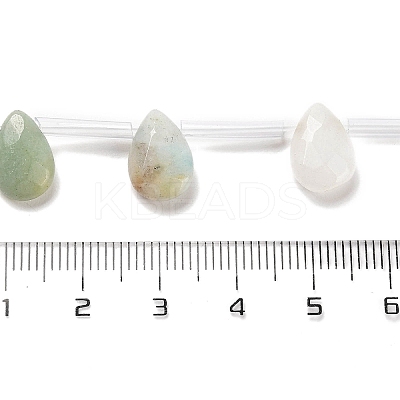 Natural Flower Amazonite Beads Strands G-Q167-A10-01-1