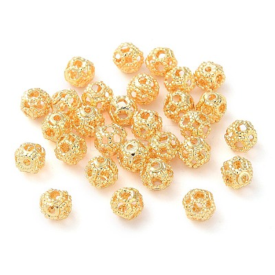 Brass Beads KK-D097-11G-02-1