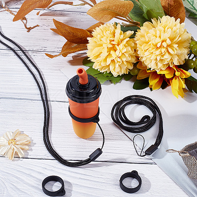 Portable Electronic Cigarette Anti-Lost Necklace Lanyard AJEW-WH0304-75B-1