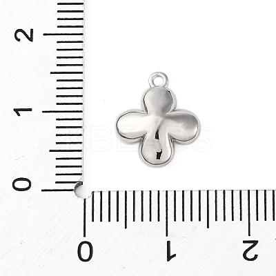 Brass Pave Clear Cubic Zirconia Charms KK-V016-20P-1