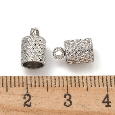 Tarnish Resistant 304 Stainless Steel Cord Ends STAS-Z084-07P-02B-1