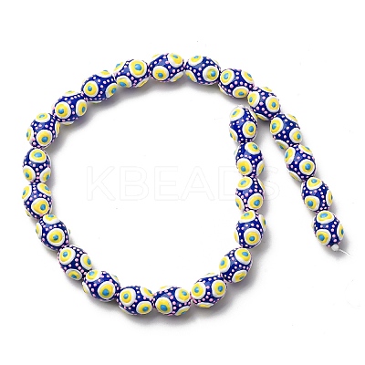 Glass Enamel Beads GLAA-C038-01G-1