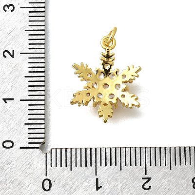 Brass Micro Pave Cubic Zirconia Pendants KK-D295-22G-1